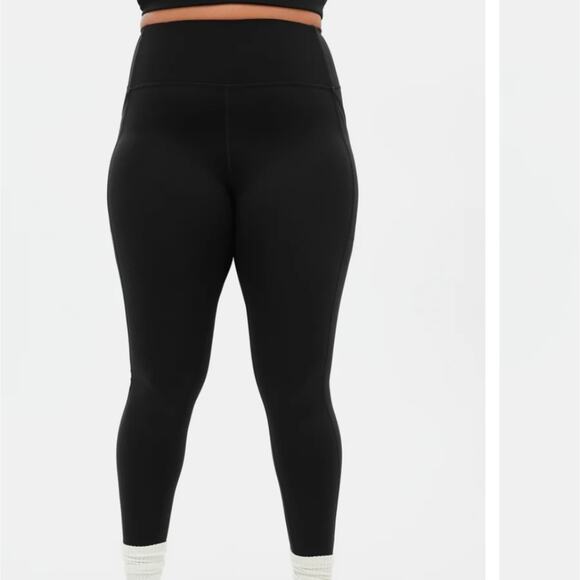NWT Girlfriend Collective Compressive 7/8 Pocket Legging 3XL Black High Rise - Picture 3 of 12